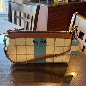Coach Plaid Small Handbag